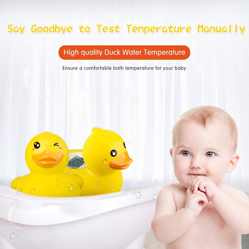 BH Baby Bath Thermometer, The Infant Bath Floating Toy Safety Temperature Water Thermometer, Baby Bath Essentials (Classic Duck) - Image 5